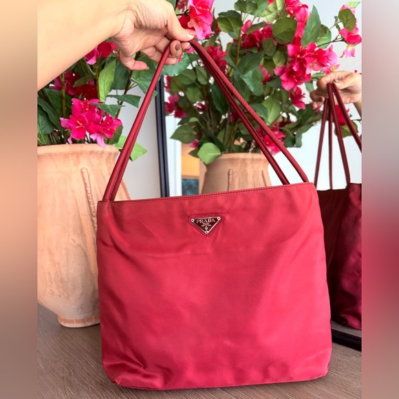 Prada Red Shoulder Bag - Picture 1 of 11